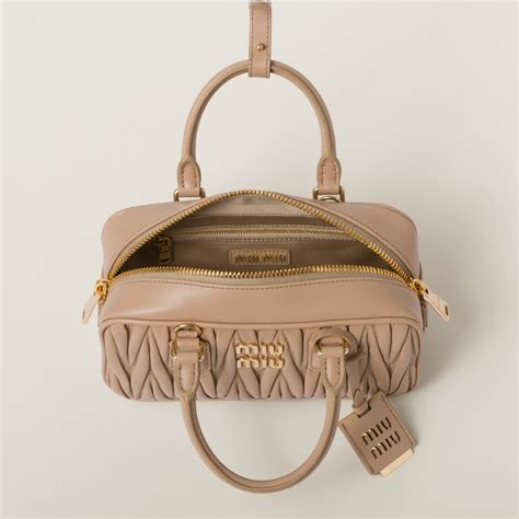 miu miu beige bag|Miu Miu Arcadie Matelassé nappa.